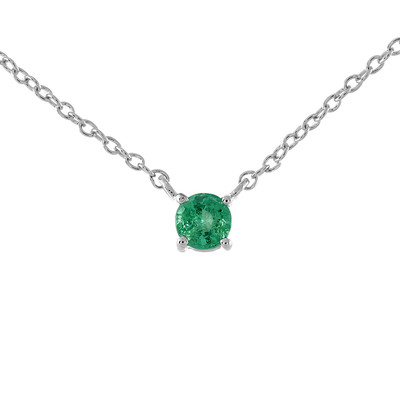 Collana in argento con Smeraldo Colombiano