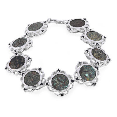 Bracciale in argento con Moneta Antica – Obolo della Vedova – PRUTAH