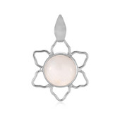 Ciondolo in argento con Pietra di Luna Arcobaleno Bihar