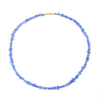 Collana in argento con Opale Blu dell'Etiopia