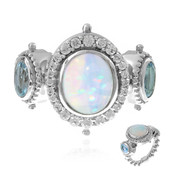 Anello in argento con Opale di Welo (Dallas Prince Designs)
