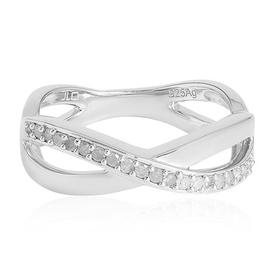 Anello in argento con Diamante I3 (I)