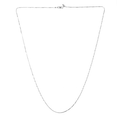 Catenina veneziana regolabile con cursore in argento 925 - 61 cm - 2,58 g