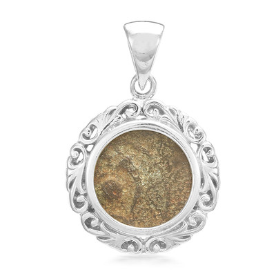 Ciondolo in argento con Moneta Antica - L'obolo della Vedova