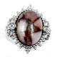 Anello in argento con Opale Mosaico Rosa (Dallas Prince Designs)