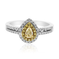 Anello in oro con Diamante Giallo SI2 (CIRARI)