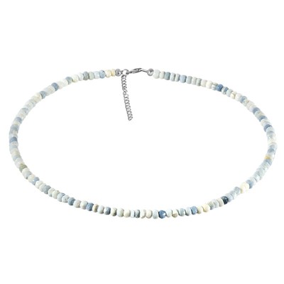 Collana in argento con Opale Blu