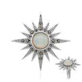 Anello in argento con Opale di Welo (Annette classic)