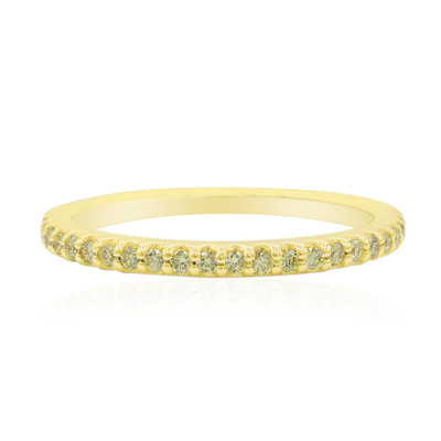 Anello in oro con Diamante Giallo Canarino SI1 (Annette)