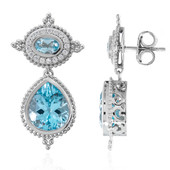 Orecchini in argento con Topazio Blu Cielo (Dallas Prince Designs)