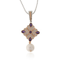 Collana in argento con Perla di Acqua Dolce (Dallas Prince Designs)