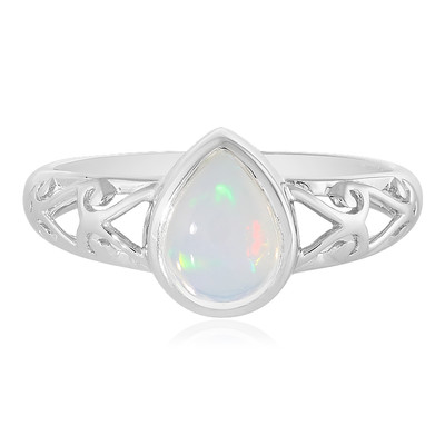 Anello in argento con Opale di Welo