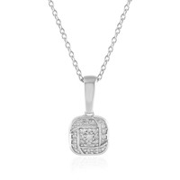 Collana in argento con Diamante I2 (I)