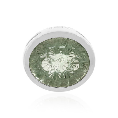 Ciondolo in argento con Ametista Verde (MONOSONO COLLECTION)