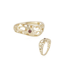 Anello in oro con Diamante Rosso I1 (Ornaments by de Melo)