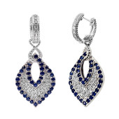 Orecchini in argento con Zaffiro Ceylon Blu (Dallas Prince Designs)