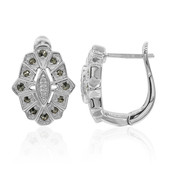 Orecchini in argento con Diamante I2 (J) (Annette classic)