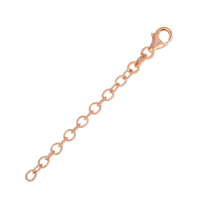 Estensore per collane in Argento 925 placcato Oro rosa - 6 cm - 0,95 g