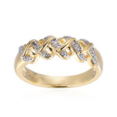 Anello in ottone con Diamante I3 (I) (Juwelo Style)