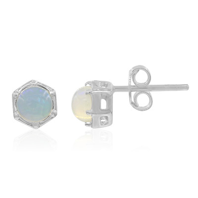 Orecchini in argento con Opale di Welo