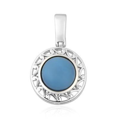 Ciondolo in argento con Opale Blu