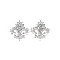 Orecchini in argento con Zircone (Dallas Prince Designs)