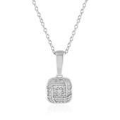 Collana in argento con Diamante I2 (I)
