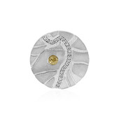 Ciondolo in argento con Zircone Giallo (MONOSONO COLLECTION)