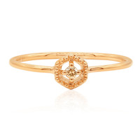 Anello in oro con Diamante Rose de France SI1 di Argyle