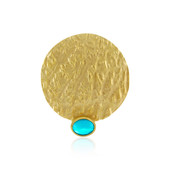 Ciondolo in argento con Opale Blu dell'Etiopia (MONOSONO COLLECTION)