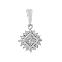 Ciondolo in argento con Diamante I1 (I)