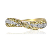 Anello in oro con Diamante Giallo SI1 (CIRARI)