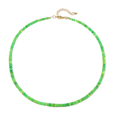 Collana in argento con Opale Verde