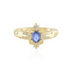 Anello in argento con Zaffiro Ceylon Blu (non riscaldato)