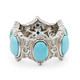 Anello in argento con Turchese Sleeping Beauty (Dallas Prince Designs)