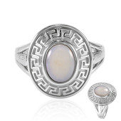 Anello in argento con Opale Bianco