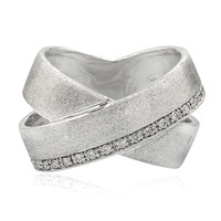 Anello in argento con Diamante I1 (G)