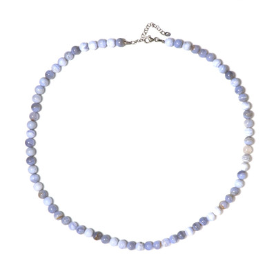 Collana in argento con Agata Blue Lace