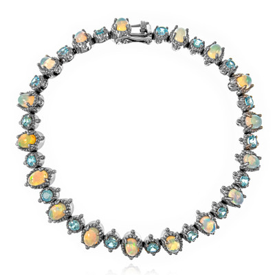 Bracciale in argento con Opale di Welo (Dallas Prince Designs)