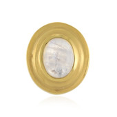 Ciondolo in argento con Pietra di Luna Arcobaleno (MONOSONO COLLECTION)