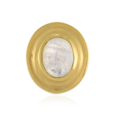 Ciondolo in argento con Pietra di Luna Arcobaleno (MONOSONO COLLECTION)