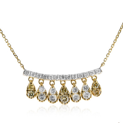 Collana in oro con Diamante Fancy SI2 (CIRARI)