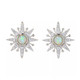 Orecchini in argento con Opale di Welo (Dallas Prince Designs)