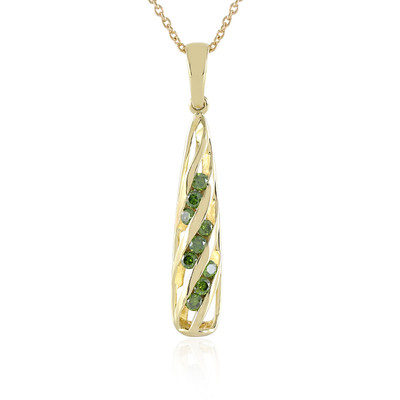 Collana in oro con Diamante Verde I2 (Ornaments by de Melo)