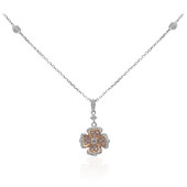 Collana in oro con Diamante Rosa I1 (CIRARI)