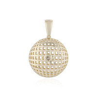 Ciondolo in oro con Diamante Champagne I1 (Ornaments by de Melo)