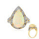 Anello in oro con Opale di Welo AAA (D'vyere)