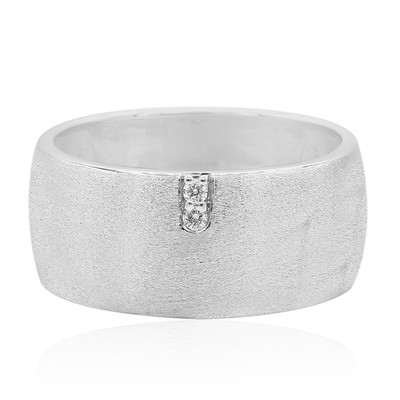 Anello in argento con Diamante I1 (G) (Annette)