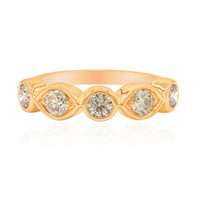 Anello in oro con Diamante Rose de France SI1 di Argyle