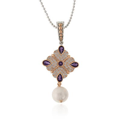 Collana in argento con Perla di Acqua Dolce (Dallas Prince Designs)
